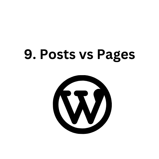 9. Posts vs Pages